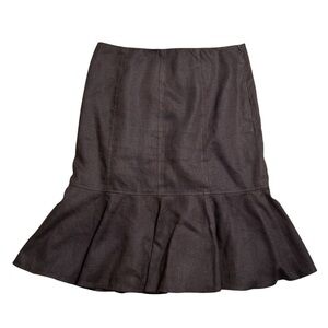 Lauren Ralph Lauren Women’s Petite 8 Brown Tulip Skirt